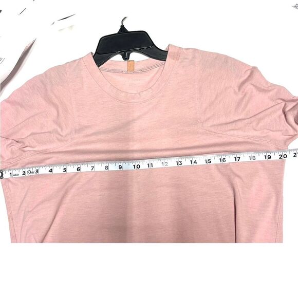 Lunya Restore Base Long Sleeve Tee in Pink M - Picture 10 of 11